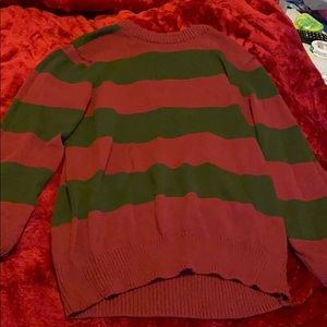 Freddy Krueger Halloween sweater